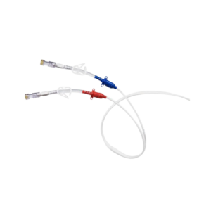 Double-Lumen Hemodialysis Catheterization Set with Blue FlexTip®
